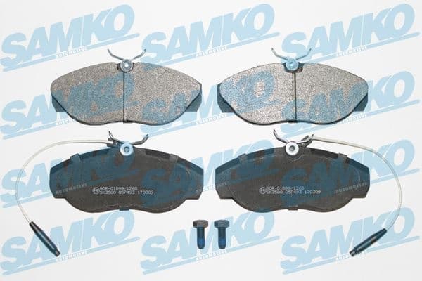 Brake Pad Set, disc brake 5SP493 . - image 2