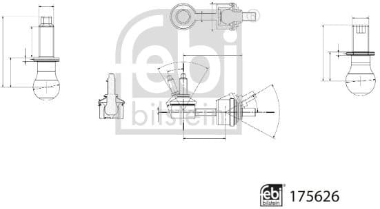 Link/Coupling Rod, stabiliser bar 175626 - image 2