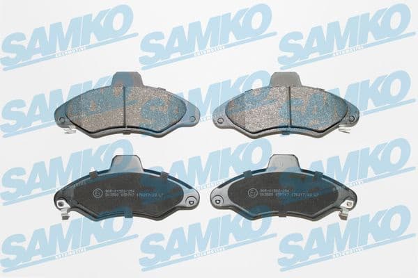 Brake Pad Set, disc brake 5SP717 - image 2