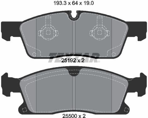 Brake Pad Set, disc brake Q+ 2519201