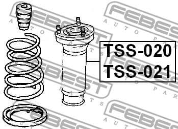 Suspension Strut Support Mount TSS-021 - image 2