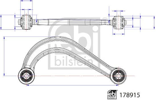 Control/Trailing Arm, wheel suspension 178915 - image 3