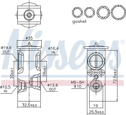 Expansion Valve, air conditioning ** FIRST FIT ** 999394 - image 6