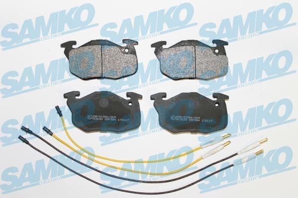 Brake pads front 5SP384 - image 2
