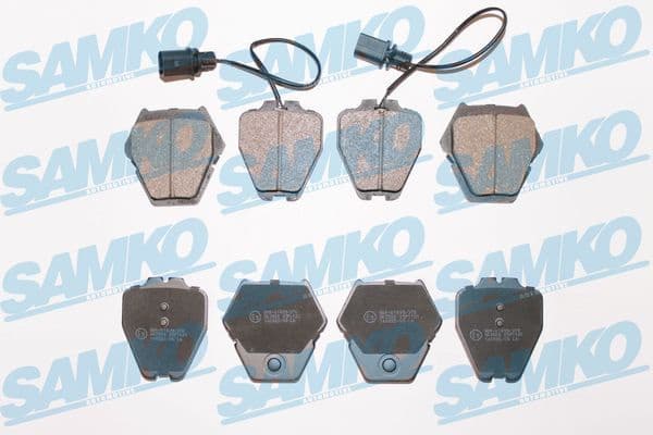 Brake Pad Set, disc brake 5SP1121 . - image 2
