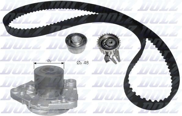 Water Pump & Timing Belt Kit KD102