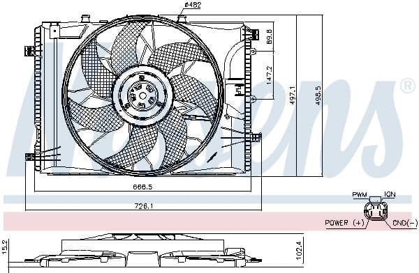Fan, engine cooling 85740 - image 6