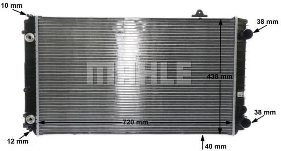 Radiator, engine cooling BEHR CR 853 000S - image 8
