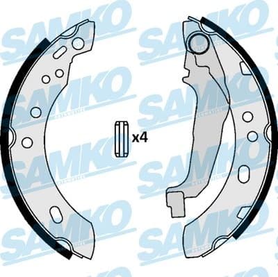 Brake shoes 87090 - image 2