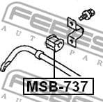 Mounting, stabiliser bar MSB-737 - image 2