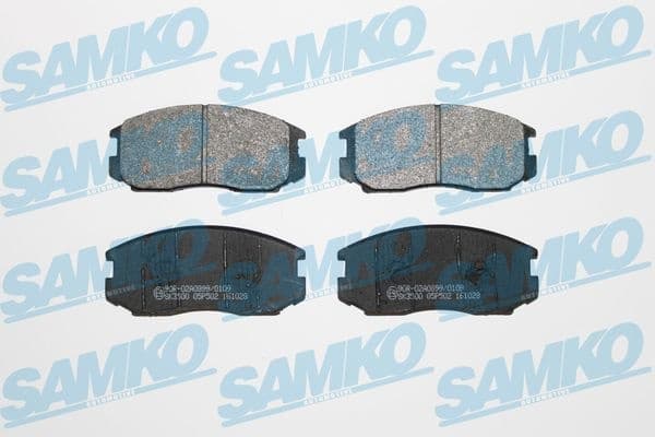 Brake Pad Set, disc brake 5SP502 . - image 2