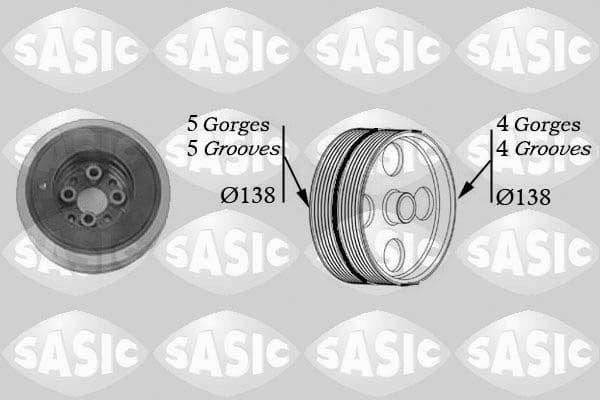 Belt Pulley, crankshaft 2156004