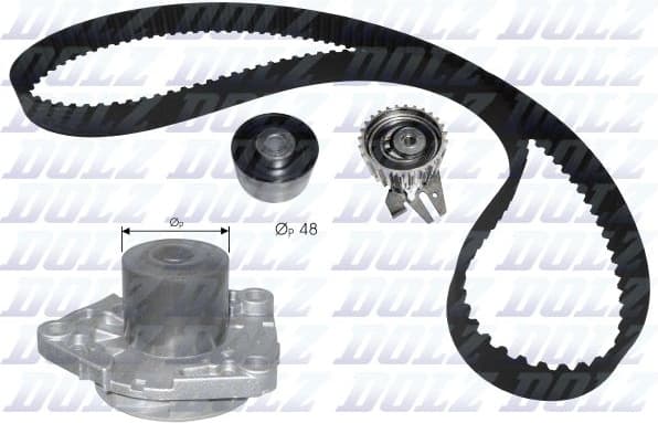 Water Pump & Timing Belt Kit KD109