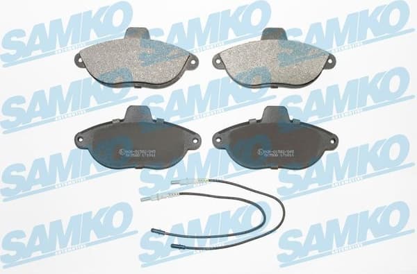 Brake pads front 5SP346 - image 2
