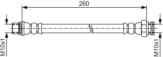 Brake Hose 1 987 481 996