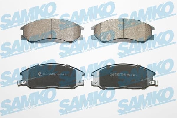 Brake Pad Set, disc brake 5SP858 . - image 2