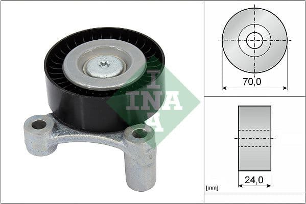 Deflection/Guide Pulley, V-ribbed belt 532 1002 10