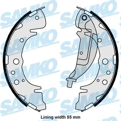 Brake shoes 81061 - image 2
