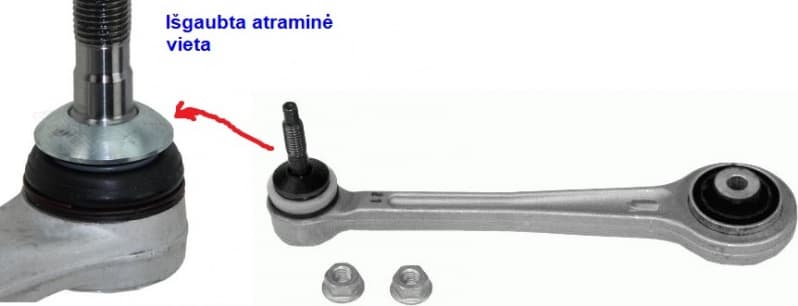 Arm rear suspension CCA3057