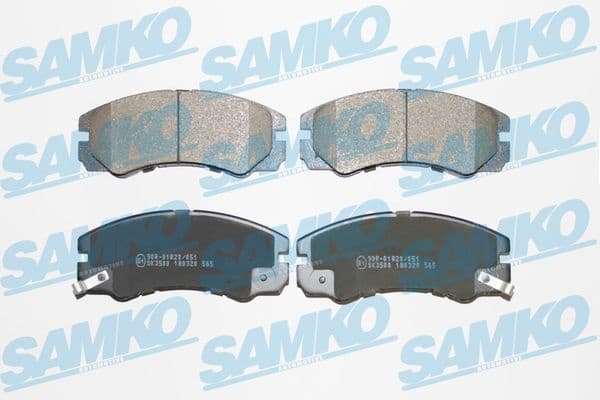 Brake Pad Set, disc brake 5SP565 - image 2