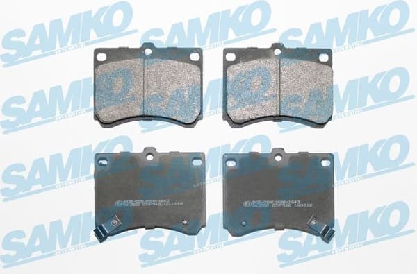 Brake pads front 5SP510 - image 2
