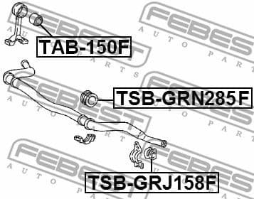 Mounting, stabiliser bar TSB-GRN285F - image 2