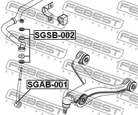 Mounting, axle strut SGSB-002 - image 2