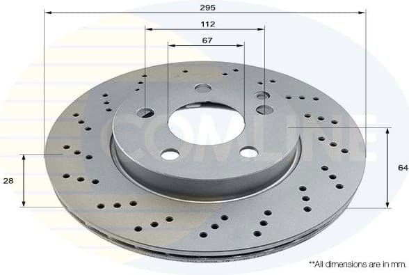 Brake Disc COATED ADC2853V - image 2