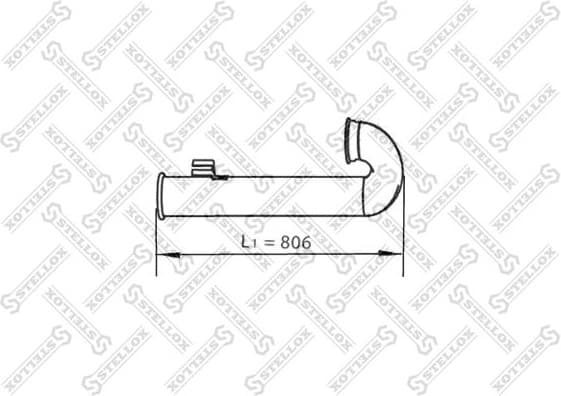 Exhaust Pipe 82-03759-SX