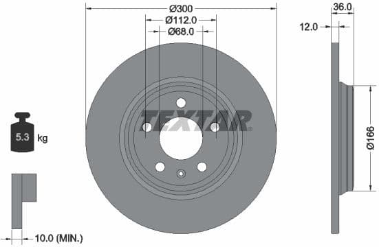 Brake Disc PRO 92282803