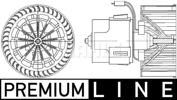 Interior Blower BEHR *** PREMIUM LINE *** AB 30 000P - image 4