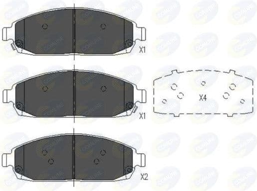 Brake pads front CBP36028 - image 2