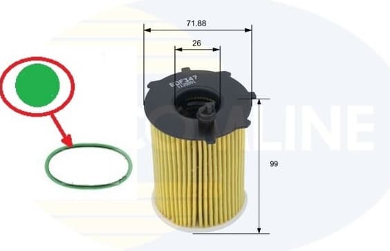 Filter oil EOF347
