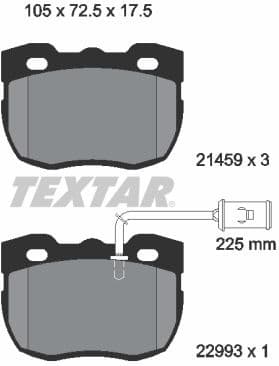 Brake Pad Set, disc brake 2145905