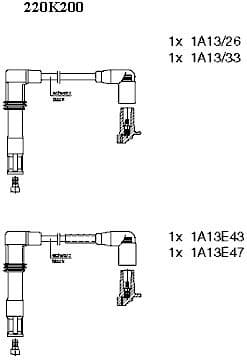 Ignition Cable Kit 220K200