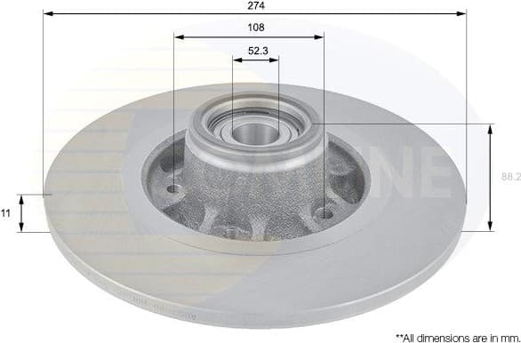 Brake Disc COATED ADC3009 - image 2