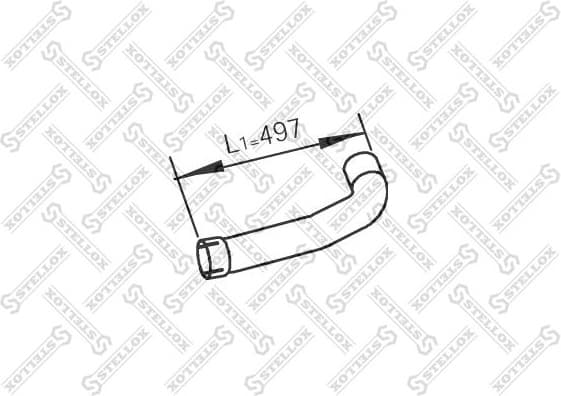 Exhaust Pipe 82-03772-SX