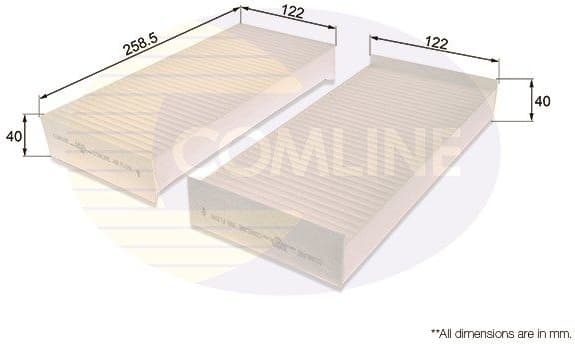 Filter, cabin air EKF231 - image 2