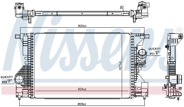 Charge Air Cooler ** FIRST FIT ** 961560 - image 3