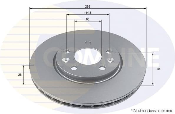 Brake Disc COATED ADC5007V - image 2