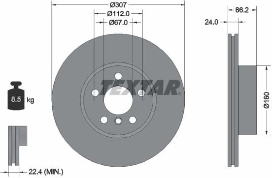 Brake Disc PRO+ 92326805