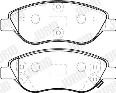 Brake Pad Set, disc brake 573867J