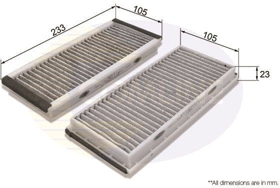 Filter, cabin air EKF338A2 - image 2