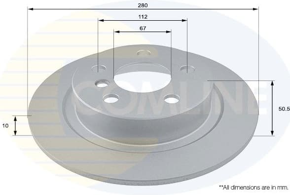 Brake Disc COATED ADC2801 - image 2