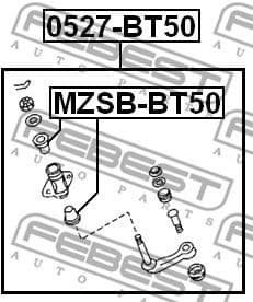 Steering Idler Arm 0527-BT50 - image 2