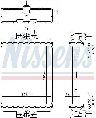 Radiator, engine cooling 606270 - image 6