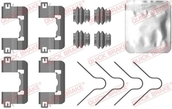 Accessory Kit, disc brake pad 109-0105