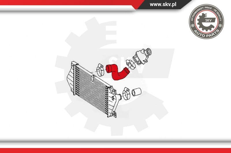 Charge Air Hose 43SKV133 - image 2