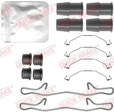 Accessory Kit, disc brake pad 109-0145