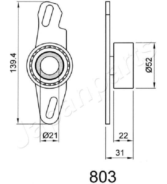 Tensioner, timing belt BE-803 - image 2